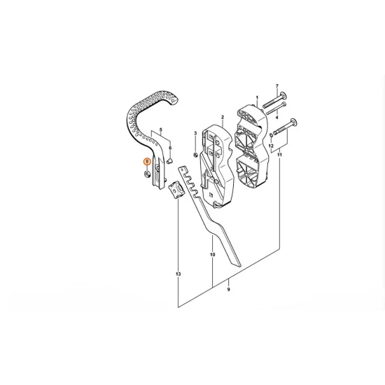 STIHL  Nakrętka sześciokątna M8 9210 260 1100
